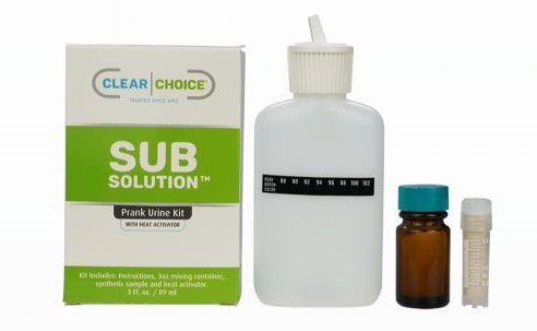 Clear Choice Sub Solution synthetic urine to pass a drug test